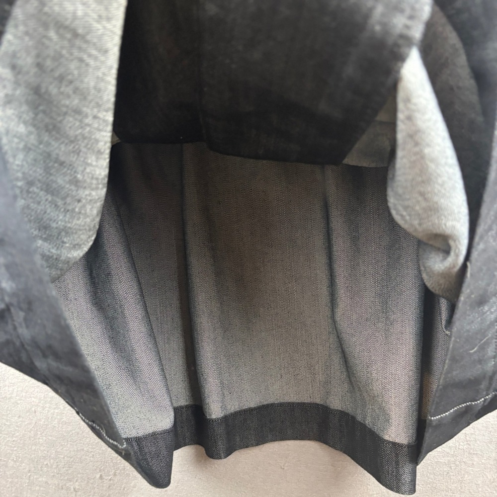 Mwah Denim Jacket Womens 1X Oversized Babydoll Button Front - Picture 6 of 10